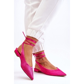 Sidotut balettiasut fuksia strassikivillä vaaleanpunainen 1