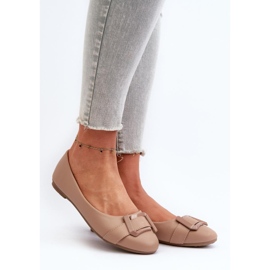 Naisten balettiasunnot beige-koristeella 1