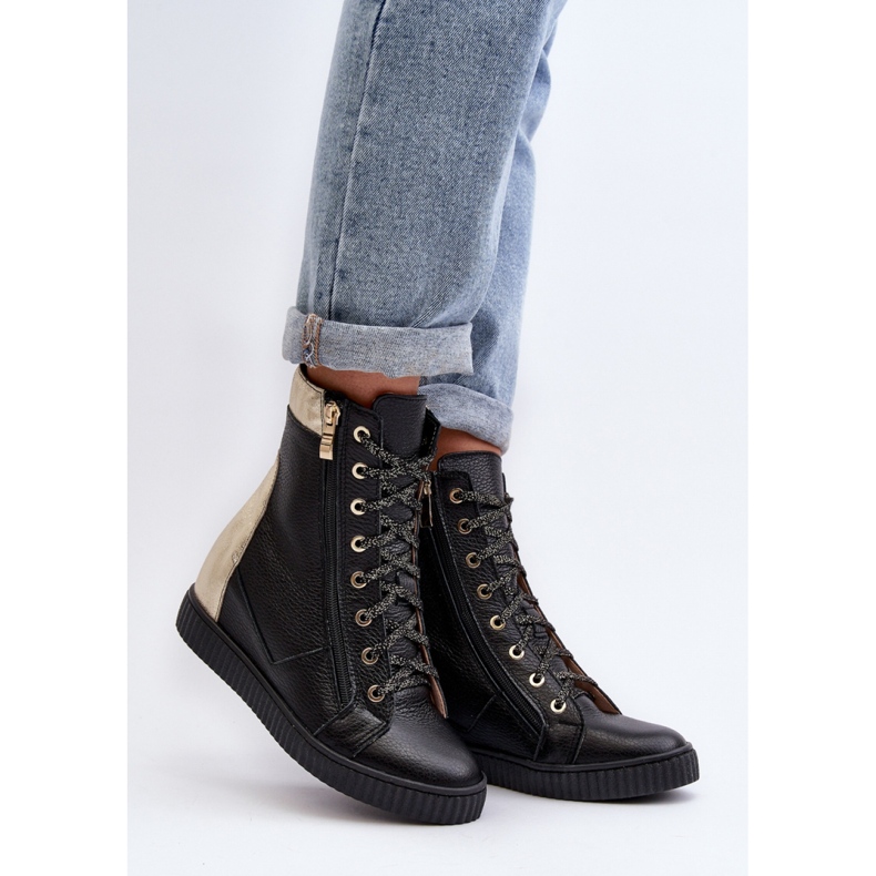 Zazoo Mustat naisten kiilalenkkarit 1