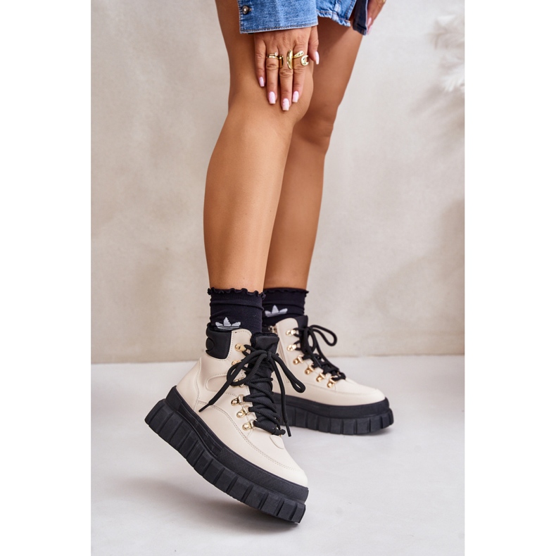 Step in style Saappaat Malli Jelenia J74779 Beige - Astu tyyliin 1