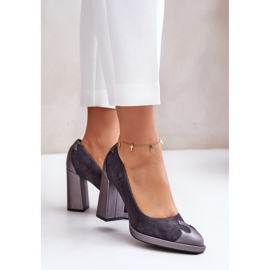 Laura Messi Grey korkokengät harmaa 1