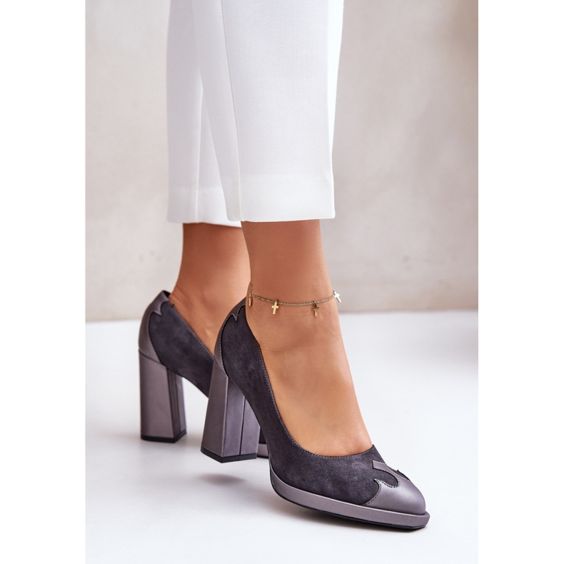 Laura Messi Grey korkokengät harmaa 1