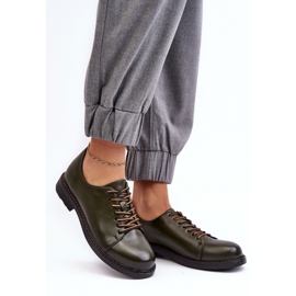 Vihreät naisten nauhakengät 1