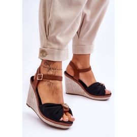 Naisten mustat sandaalit 1