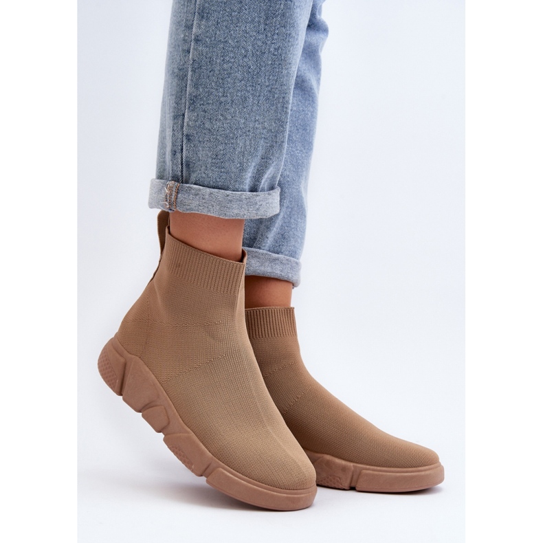 Beiget urheilukengät sukilla ruskea 1