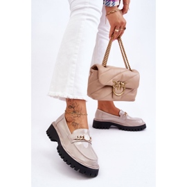 Step in style Mokasiinit Malli Ronin MR-X351 Vaaleanharmaa - Astu tyyliin 1