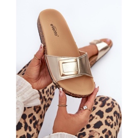 Step in style Sandaalivarvastossut Malli Elleriome 24SD21-7216 Kulta - Astu tyyliin keltainen 1