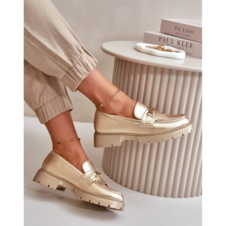 Step in style Mokasiinit Malli Zanita GQ8-010 Gold - Astu tyyliin keltainen 1