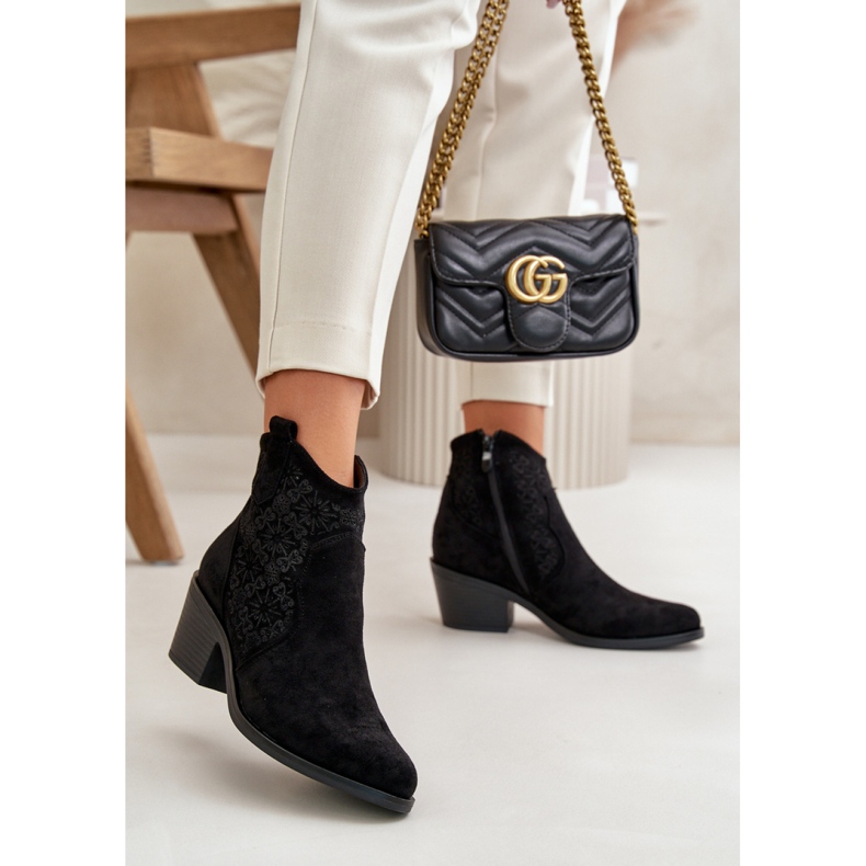 Step in style Saappaat Malli S.Barski HY42-944 Musta - Astu tyyliin 1