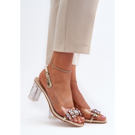 Step in style Sandaalit Malli Da MR38-444 Gold - Astu tyyliin keltainen 1