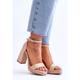 Step in style Sandaalit Malli Merila LC-29 Beige - Astu tyyliin 1