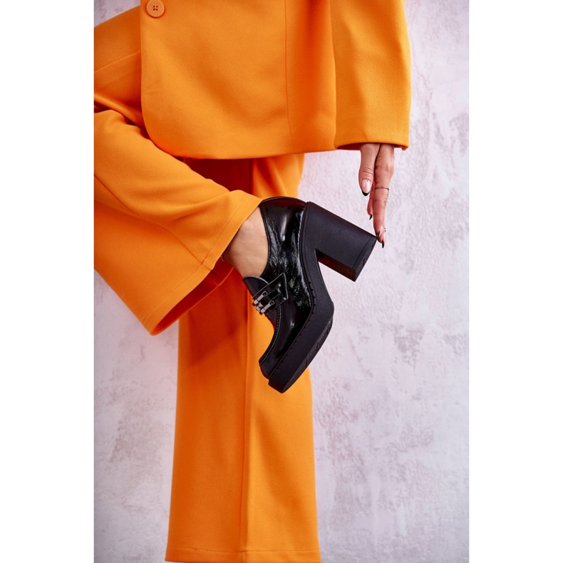 Step in style Kengät Malli Jaime 20116 Black Lakier - Astu tyyliin musta 2