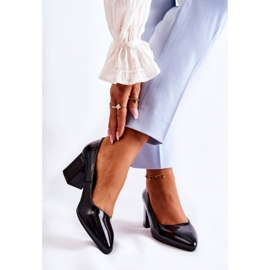 Step in style Pumput Malli Sergio Leone PB411 Black Lakier - Astu tyylillä musta 1