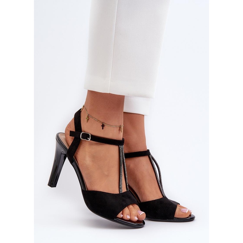 Step in style Sandaalit Malli Sergio Leone SK924 Musta - Astu tyyliin 1