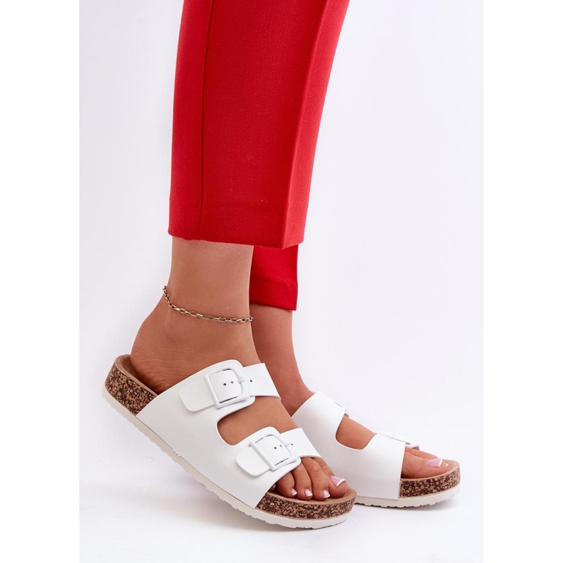 Step in style Sandaalivarvastossut Malli Klinesta 24SD97-7302 Valkoinen - Astu tyyliin 1