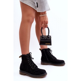 Step in style Workers Model Asteoris H1080 Black Suede - Astu tyyliin musta 1