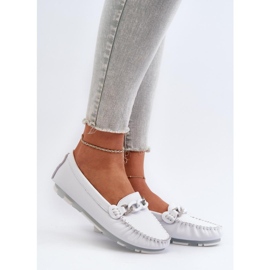 Step in style Mokasiinit Malli S.Barski LR339 Valkoinen - Astu tyyliin 1