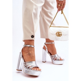 Step in style Sandaalit Malli Maya B-307 Silver - Astu tyyliin harmaa 2