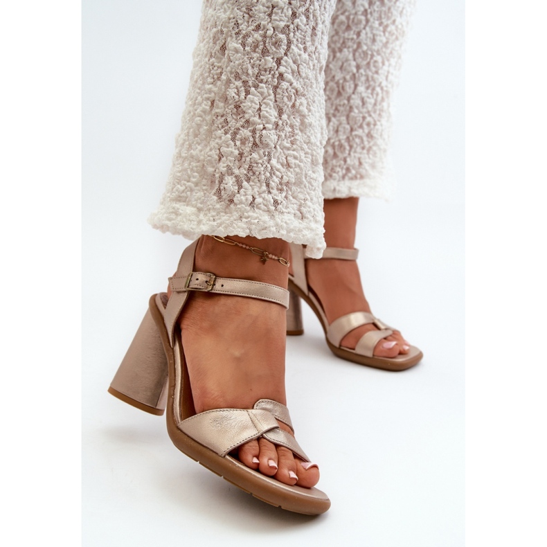 Step in style Sandaalit Malli Maciejka 06029-25 Gold - Astu tyyliin keltainen 1