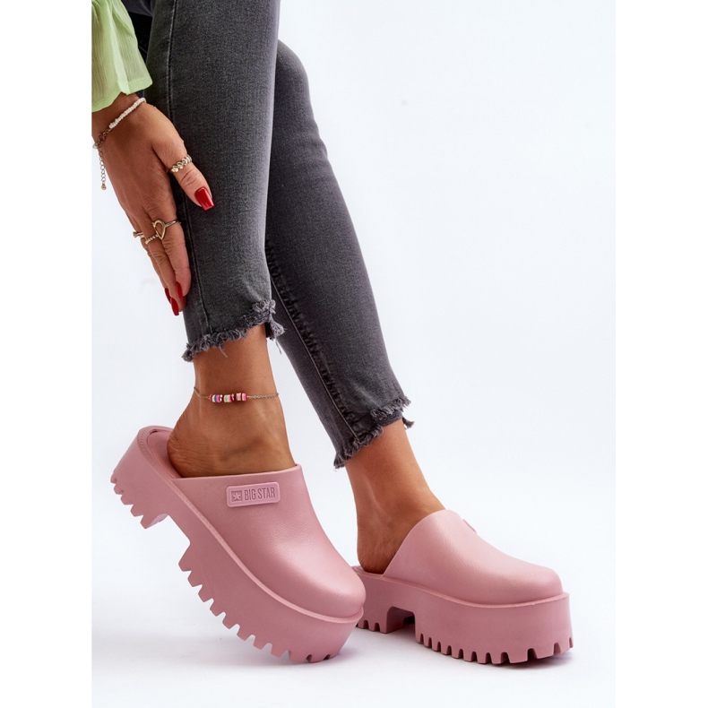Step in style Sandaalivarvastossut Malli Big Star NN274020 Pinkki - Astu tyyliin vaaleanpunainen 1