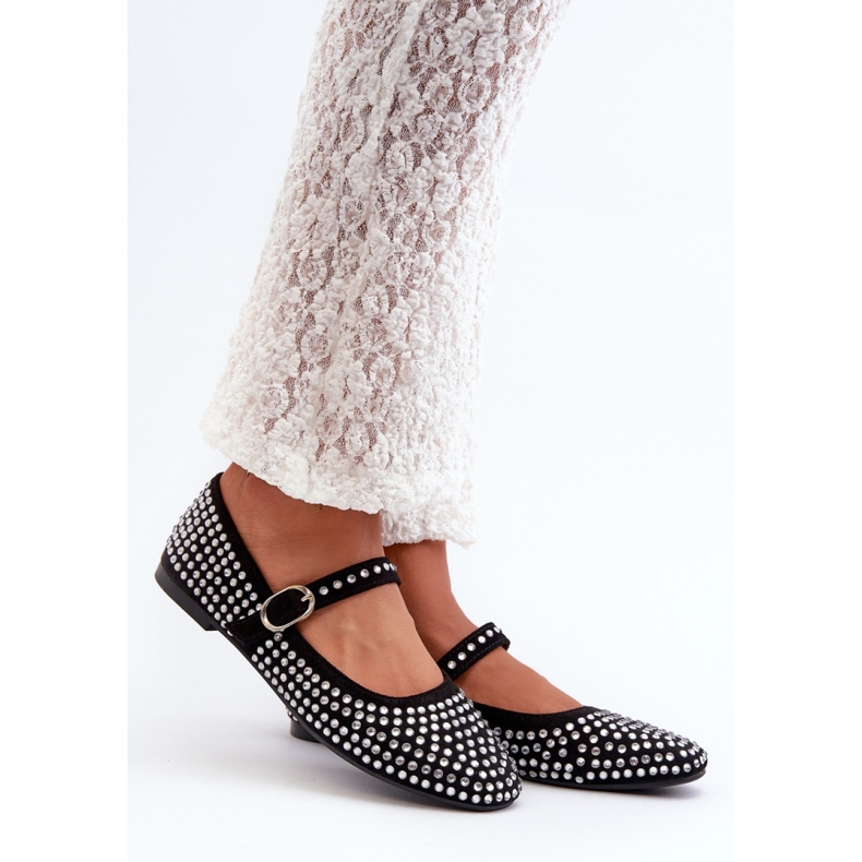 Step in style Balettiasunnot Malli Tinara T613P Musta - Astu tyyliin 1