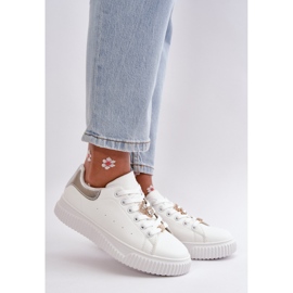 Step in style Tennarit Malli Cillione 2793 valkoinen/hopea - Astu tyyliin harmaa 1