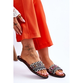 Step in style Sandaalivarvastossut Malli Bellisa CK270P Musta - Astu tyyliin 1