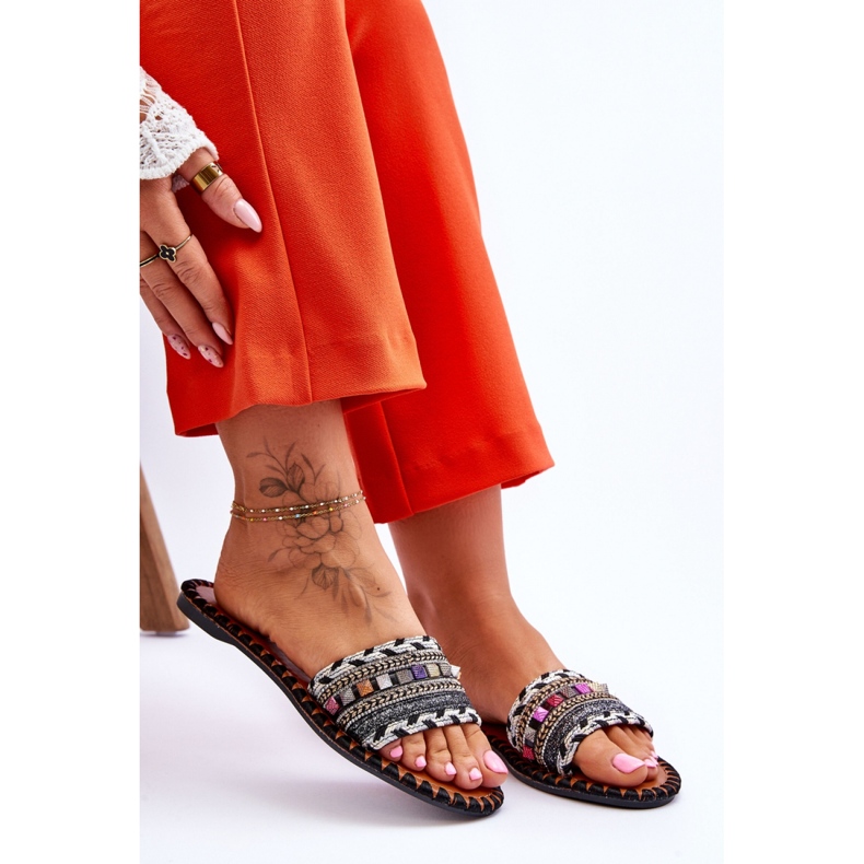 Step in style Sandaalivarvastossut Malli Bellisa CK270P Musta - Astu tyyliin 1