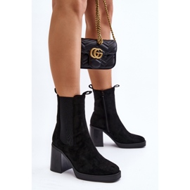 Step in style Nilkkurit Malli Piovere 8600 Black Suede - Astu tyyliin musta 1