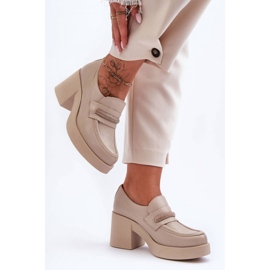 Step in style Kengät Malli Gelanor 20157 Beige Nahka - Astu tyylillä 2
