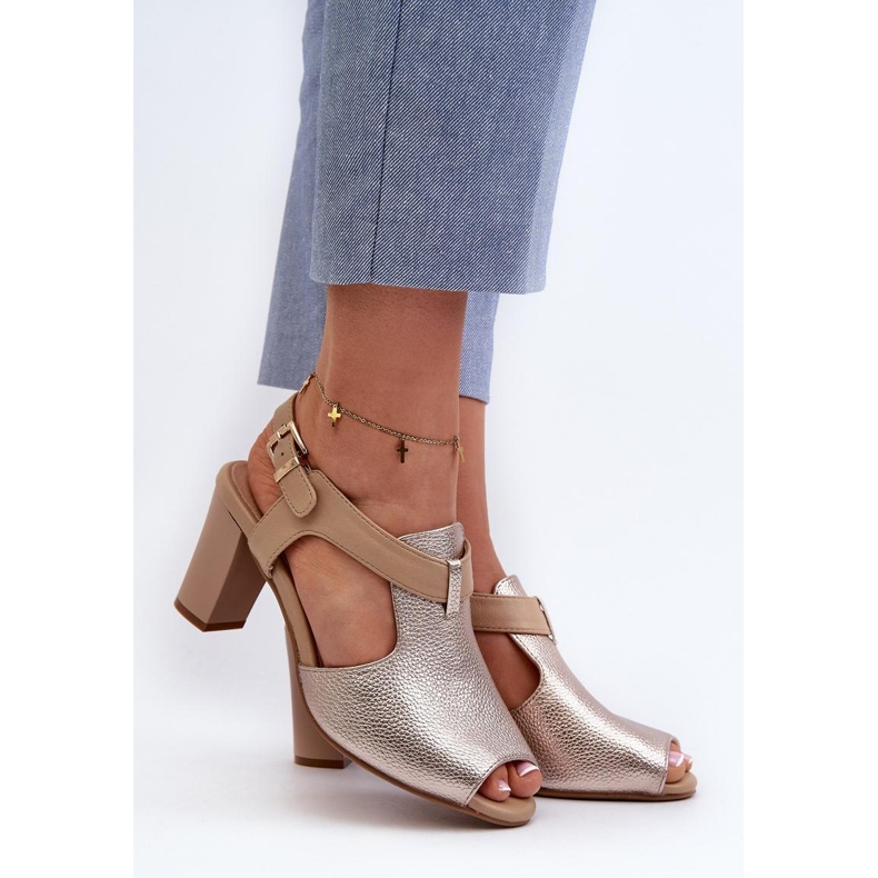 Step in style Sandaalit Malli Queenmarie ASA228-3 Gold - Astu tyyliin keltainen 1