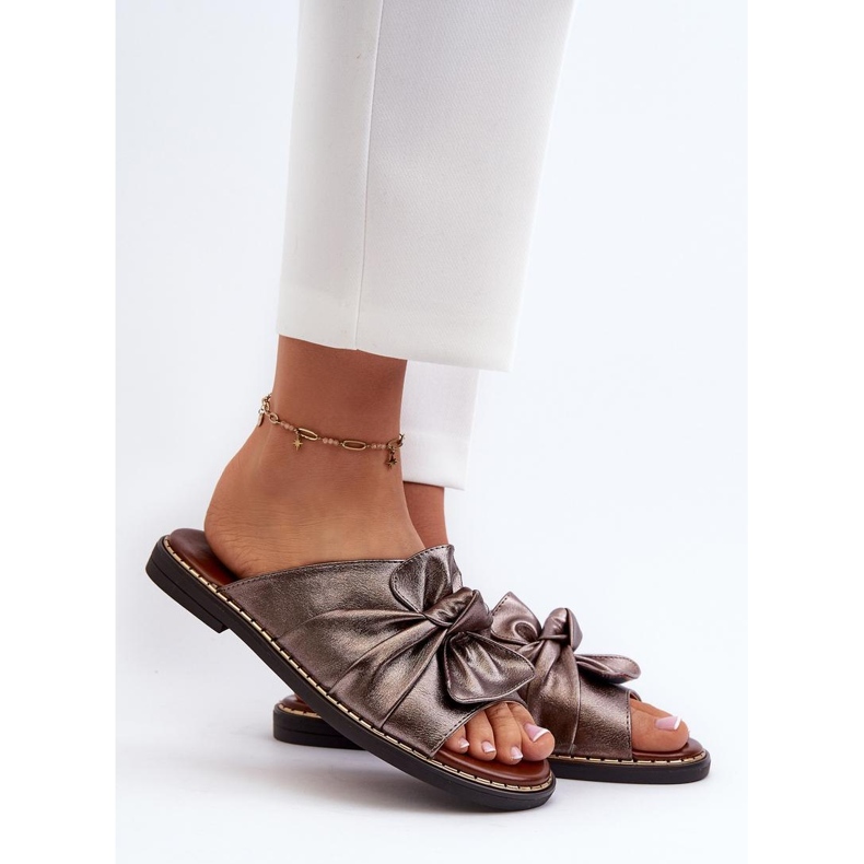 Step in style Sandaalivarvastossut Malli Nelvira RMR2266-8 Kupari - Astu tyyliin ruskea 1