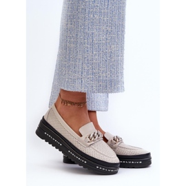 Step in style Mokasiinit Malli S.Barski LR618 Beige - Astu tyyliin 1