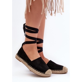 Step in style Espadrilles Model Ismann B-727 Black - Astu tyyliin musta 1
