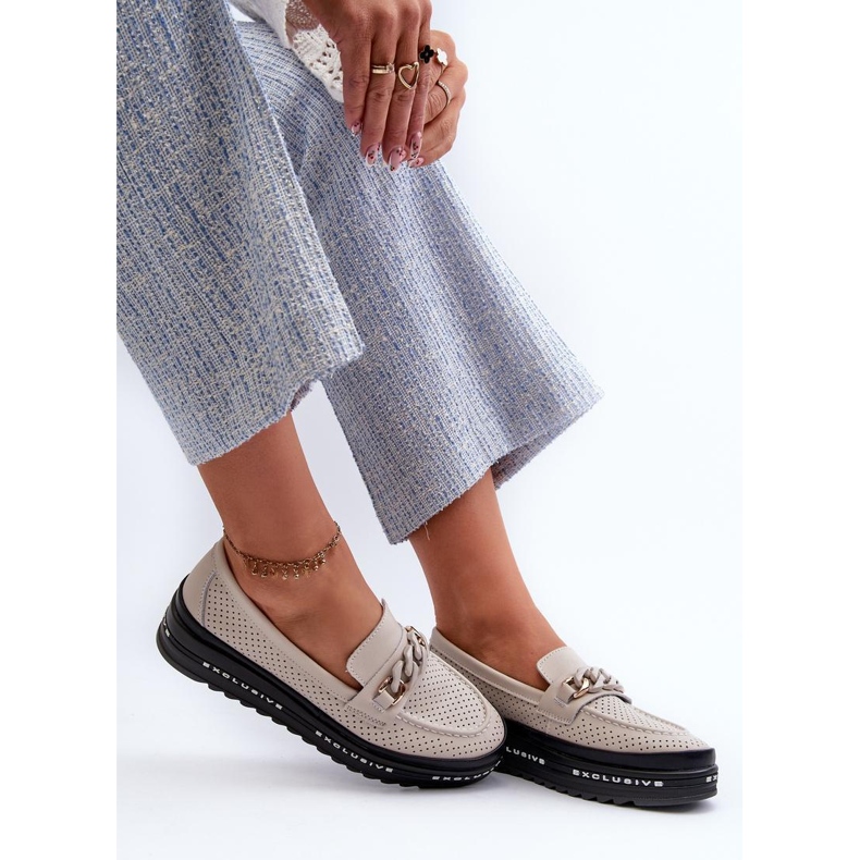 Step in style Mokasiinit Malli S.Barski LR618 Beige - Astu tyyliin 2