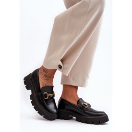 Step in style Kengät Malli Peuria 2644-1 Black Leather - Astu tyylillä musta 1