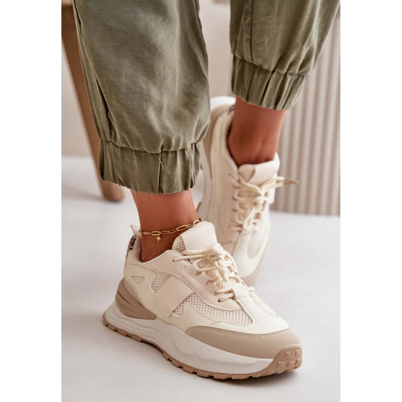 Step in style Urheilukengät Malli Nevelaine 7583 Beige/Leopard - Astu tyyliin 1