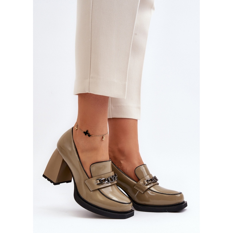 Step in style Pumput Malli Ilvanna 66629 Vihreä - Astu tyyliin 1