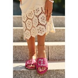 Step in style Sandaalivarvastossut Malli S.Barski KV27-052 Fuchsia - Astu tyyliin vaaleanpunainen 2