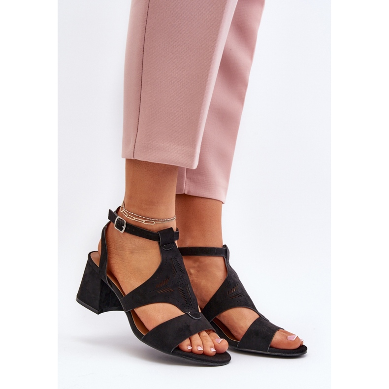 Step in style Sandaalit Malli Eleriva N24-028 Musta - Astu tyyliin 1