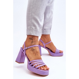 Step in style Sandaalit Malli Verda ZY222 Violet - Astu tyyliin violetti 2
