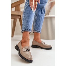 Step in style Mokasiinit Malli Vinceza 58409 Khaki Lakka - Astu tyyliin vihreä 1