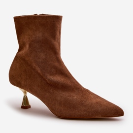 Step in style Saappaat Malli Irithare GP12 Camel - Astu tyyliin ruskea 2