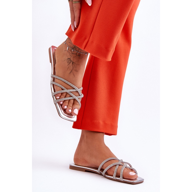 Step in style Sandaalivarvastossut malli Leomi 5628-2 CLA-1 hopea - Astu tyyliin harmaa 2