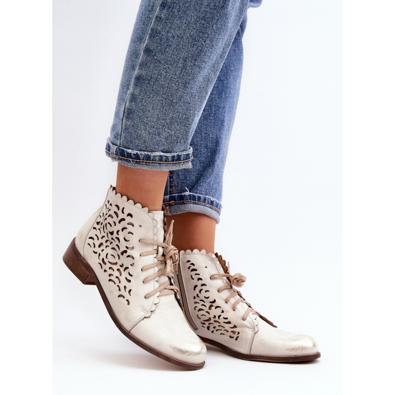 Step in style Saappaat Malli Zazoo 2871/004 Gold - Astu tyyliin keltainen 1