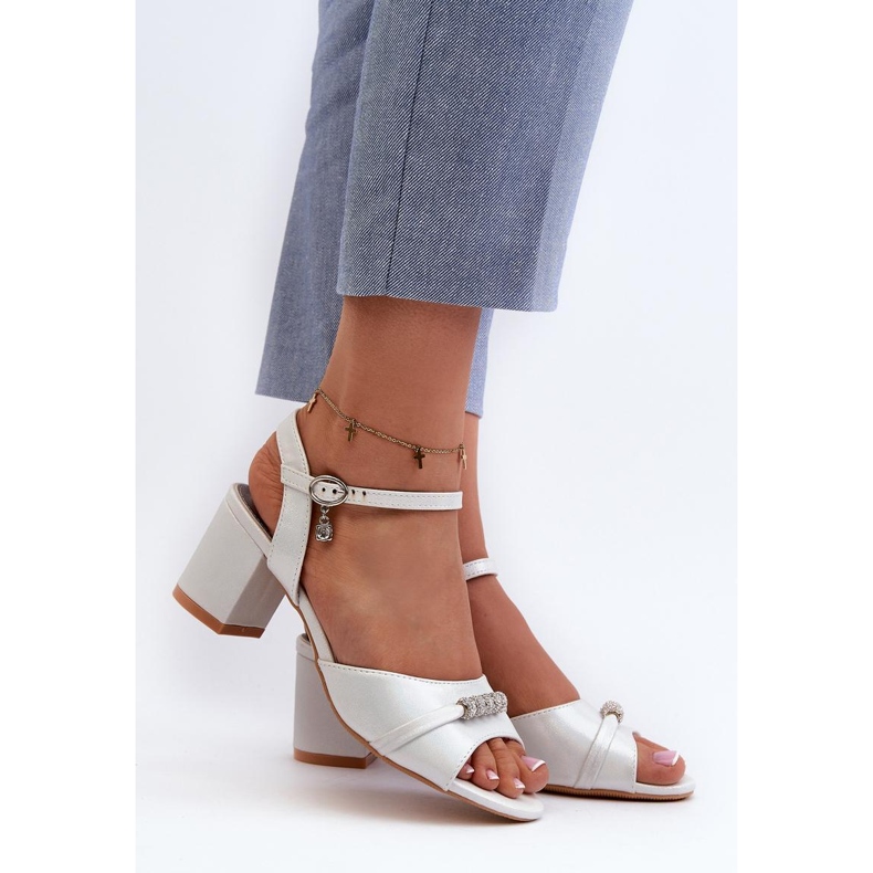 Step in style Sandaalit Malli Narhi 20241 Hopea - Astu tyyliin harmaa 1