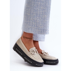 Step in style Mokasiinit Malli S.Barski LR750 Gold - Astu tyyliin keltainen 1