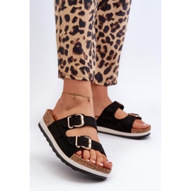 Step in style Sandaalivarvastossut Malli Ursila 24DZ21-7225 Musta - Astu tyyliin 2