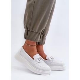 Step in style Mokasiinit Malli S.Barski LR720 Valkoinen - Astu tyyliin 1