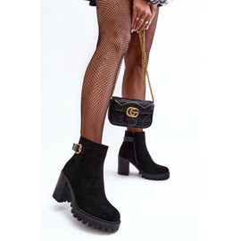 Step in style Saappaat Malli Menoria DA108P Musta - Astu tyyliin 1